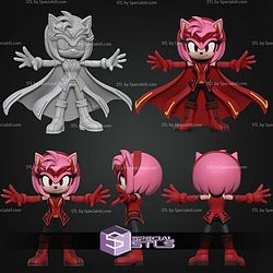 Super Basic STL Scarlet Witch Amy Rose Multipart