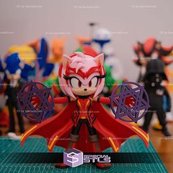Super Basic STL Scarlet Witch Amy Rose Multipart