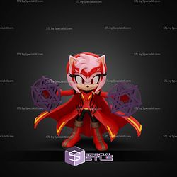Super Basic STL Scarlet Witch Amy Rose Multipart