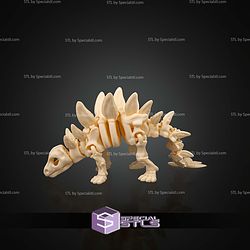 Super Basic STL Skeleton Stegosaurus