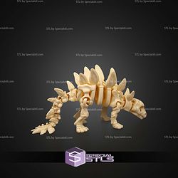 Super Basic STL Skeleton Stegosaurus
