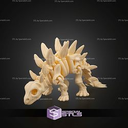 Super Basic STL Skeleton Stegosaurus