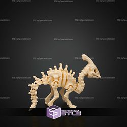 Super Basic STL Skeleton Parasaurolophus
