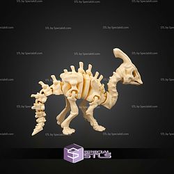 Super Basic STL Skeleton Parasaurolophus