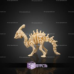 Super Basic STL Skeleton Parasaurolophus