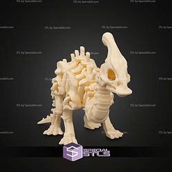 Super Basic STL Skeleton Parasaurolophus