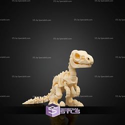 Super Basic STL Skeleton Velociraptor