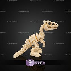 Super Basic STL Skeleton Velociraptor