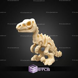 Super Basic STL Skeleton Velociraptor