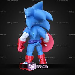 Super Basic STL Sonic Captain American Multipart