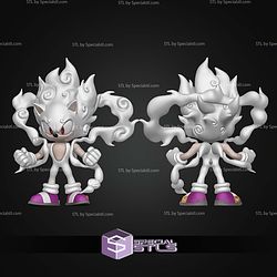 Super Basic STL Sonic Luffy Gear 5 No AMS