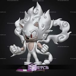 Super Basic STL Sonic Luffy Gear 5 No AMS