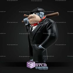 Super Basic STL Spike Bull Dog Peaky Blinders Multipart
