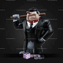 Super Basic STL Spike Bull Dog Peaky Blinders Multipart