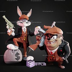 Super Basic STL Taz Peaky Blinder Multipart