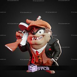 Super Basic STL Taz Peaky Blinder Multipart