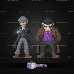 Super Basic STL Waluigi Peaky Blinders No AMS