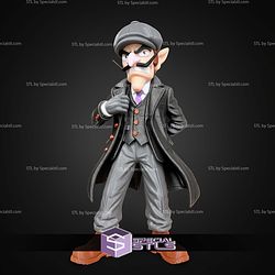 Super Basic STL Waluigi Peaky Blinders No AMS