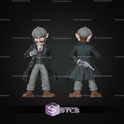 Super Basic STL Waluigi Peaky Blinders No AMS