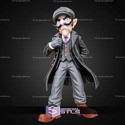 Super Basic STL Waluigi Peaky Blinders No AMS