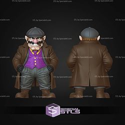 Super Basic STL Wario Peaky Blinders No AMS