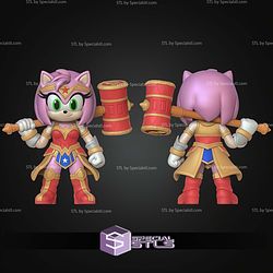 Super Basic STL Wonder Woman Amy Rose Multipart