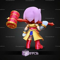 Super Basic STL Wonder Woman Amy Rose Multipart