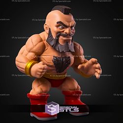 Super Basic STL Zangief Multipart
