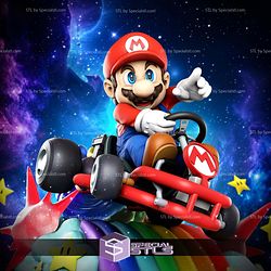 Super Mario Mario Kart 120mm STL Files