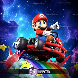 Super Mario Mario Kart 120mm STL Files