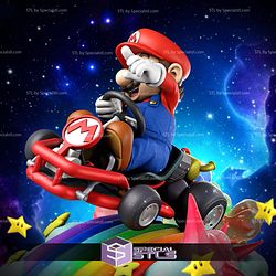 Super Mario Mario Kart 120mm STL Files