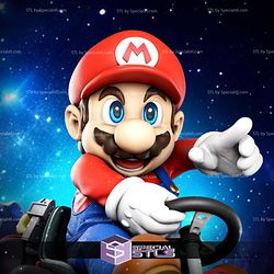 Super Mario Mario Kart 120mm STL Files
