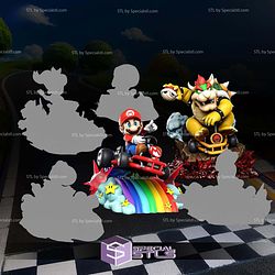 Super Mario Mario Kart 120mm STL Files
