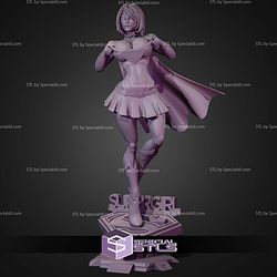 Supergirl Alternative Stylized 304mm STL Files
