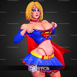 Supergirl Alternative Stylized 304mm STL Files