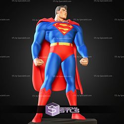 Superman Animated Museum Pose STL Files