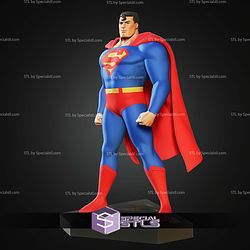 Superman Animated Museum Pose STL Files