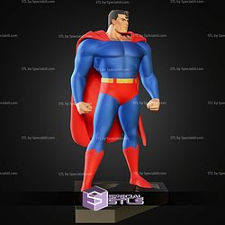 Superman Animated Museum Pose STL Files