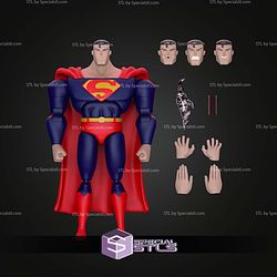 Superman Articulated Action Figure 1 12 STL Files