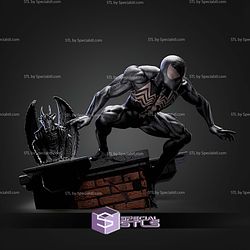 Symbiote Spider Man Chimney STL Files