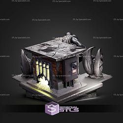 Symbiote Spider Man Chimney STL Files