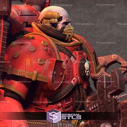 Techmarine WH40K STL Miniatures