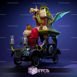 The Creepy Coupe Wacky Races STL Files