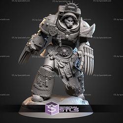 The Devastation of Baal Character WH40K STL Miniatures