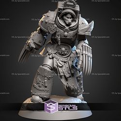 The Devastation of Baal Character WH40K STL Miniatures
