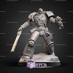 The Devastation of Baal Character WH40K STL Miniatures