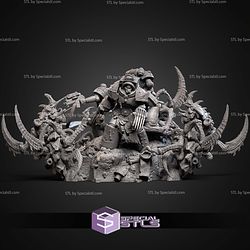 The Devastation of Baal Diorama WH40K STL Miniatures