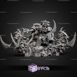 The Devastation of Baal Diorama WH40K STL Miniatures