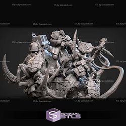 The Devastation of Baal Diorama WH40K STL Miniatures