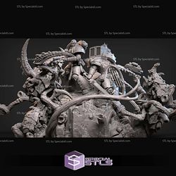 The Devastation of Baal Diorama WH40K STL Miniatures